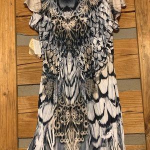 Women’s large maxi printed dress